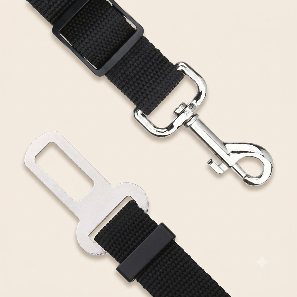 Ceinture de Sécurité pour Chien — Adaptateur Voiture Toutes Races