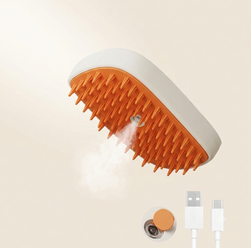 Brosse vapeur rechargeable — Soin & Démêlage pour chien