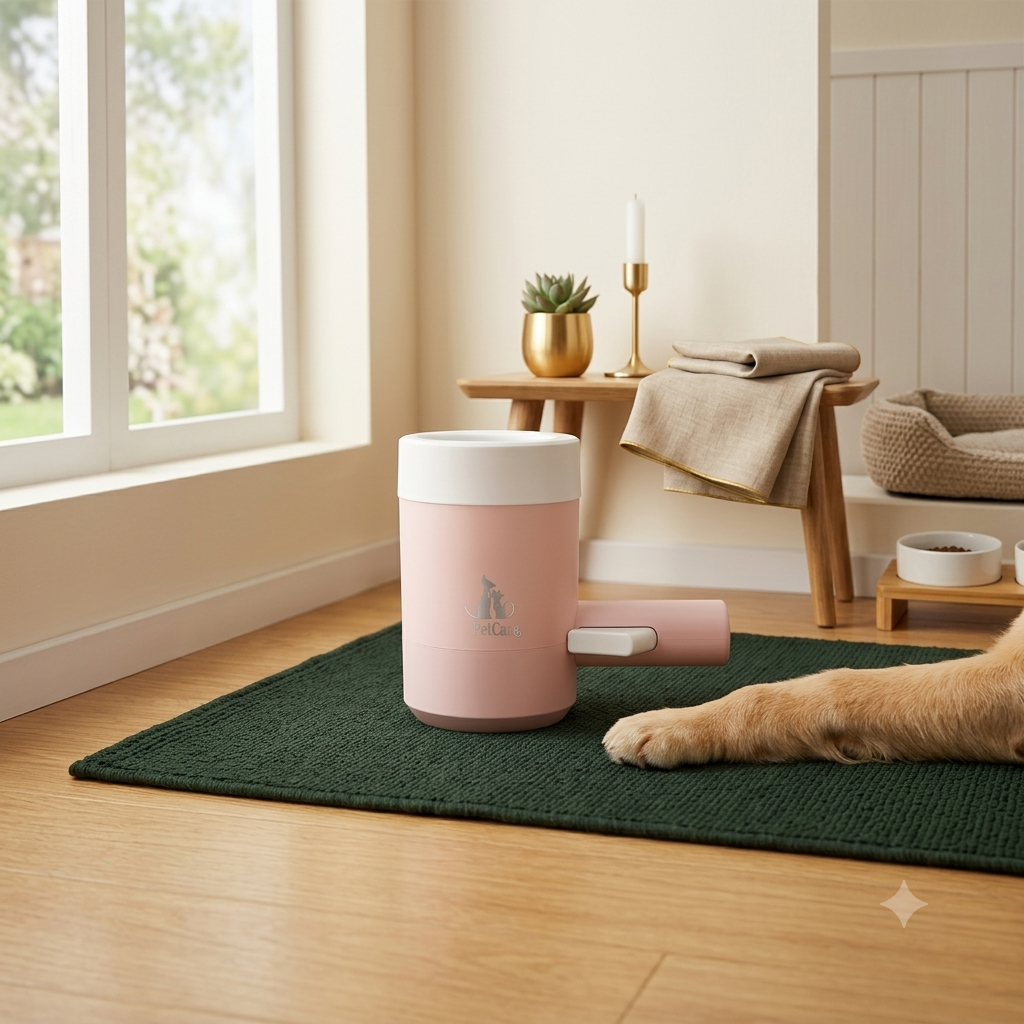 Gobelet Nettoyeur de Pattes pour Chien — Silicone Doux