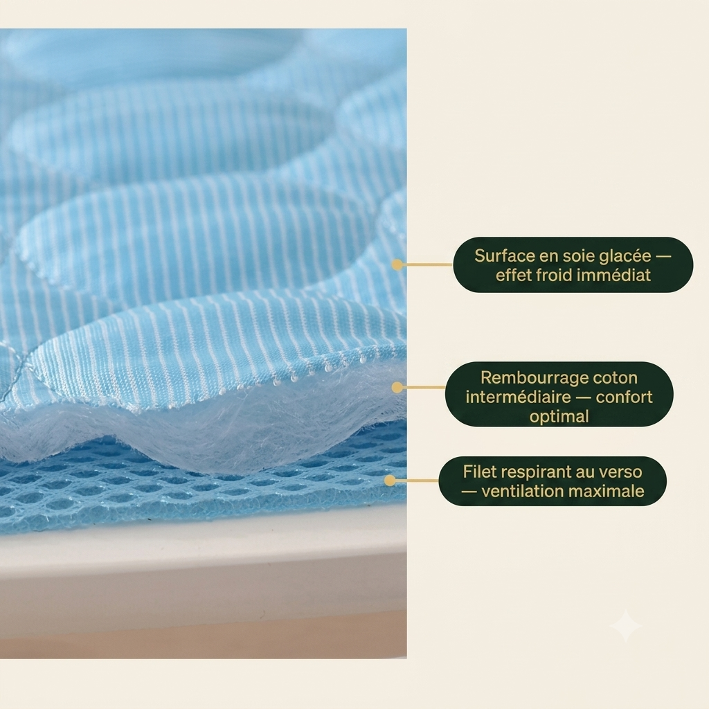 Tapis Rafraîchissant pour Chien — Effet Froid Immédiat & Confort Été