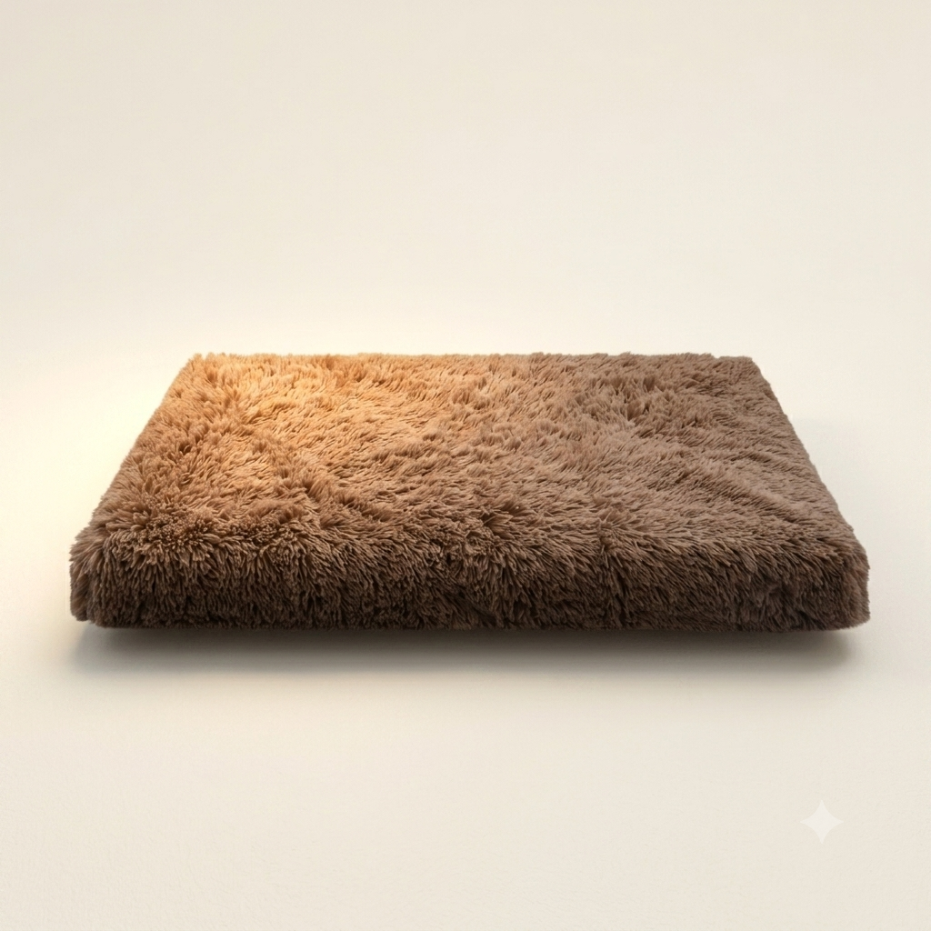 Lit Carré Moelleux pour Chien — Mémoire de Forme & Confort Premium