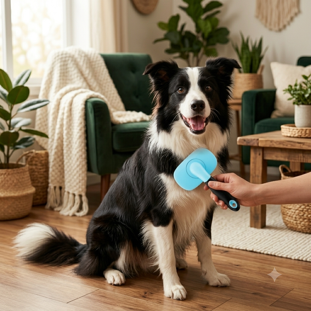 Gant de massage & brossage en silicone — Chien & Chat