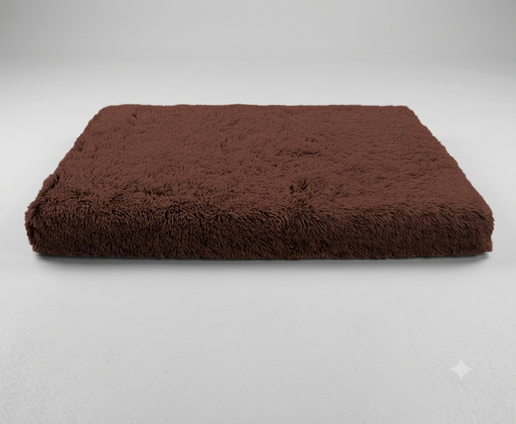 Lit Carré Moelleux pour Chien — Mémoire de Forme & Confort Premium