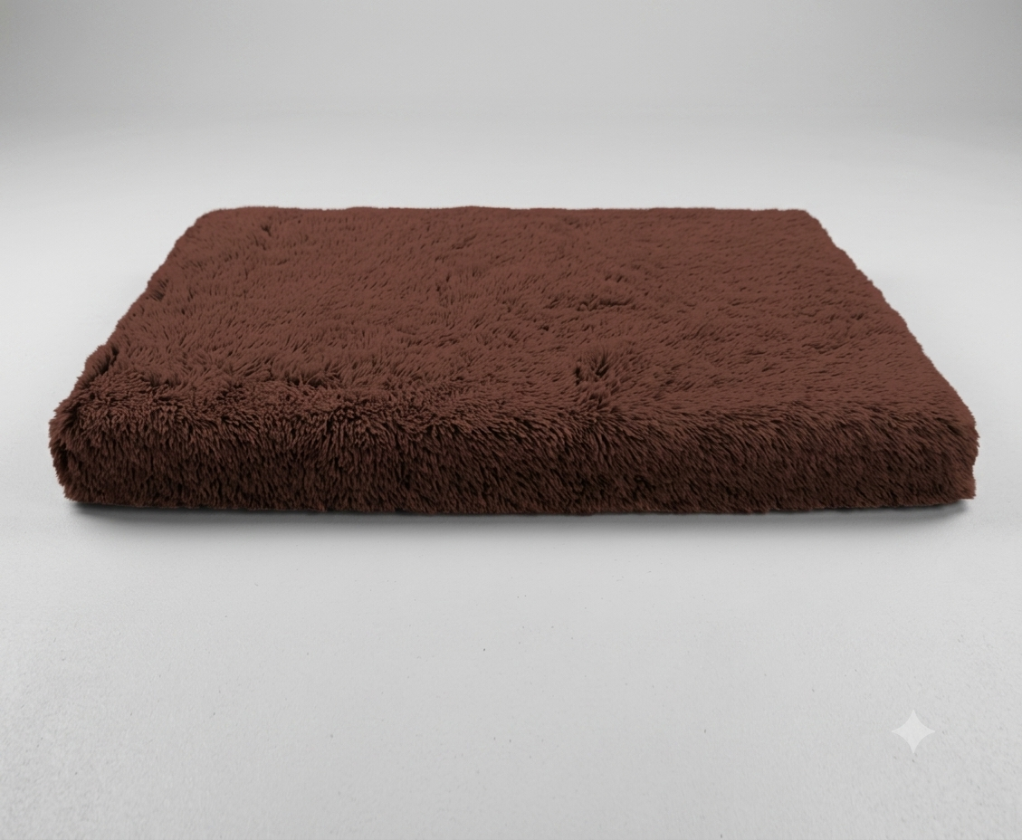 Lit Carré Moelleux pour Chien — Mémoire de Forme & Confort Premium