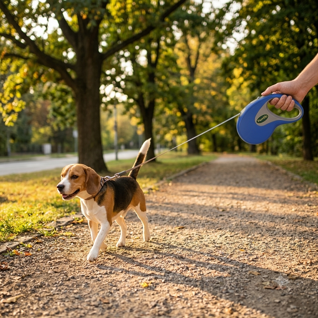 Laisse à Enrouleur Automatique pour Chien — Liberté & Contrôle