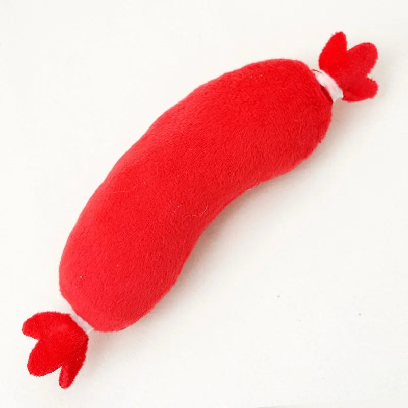 Jouet Peluche Saucisse Couinante — Chien