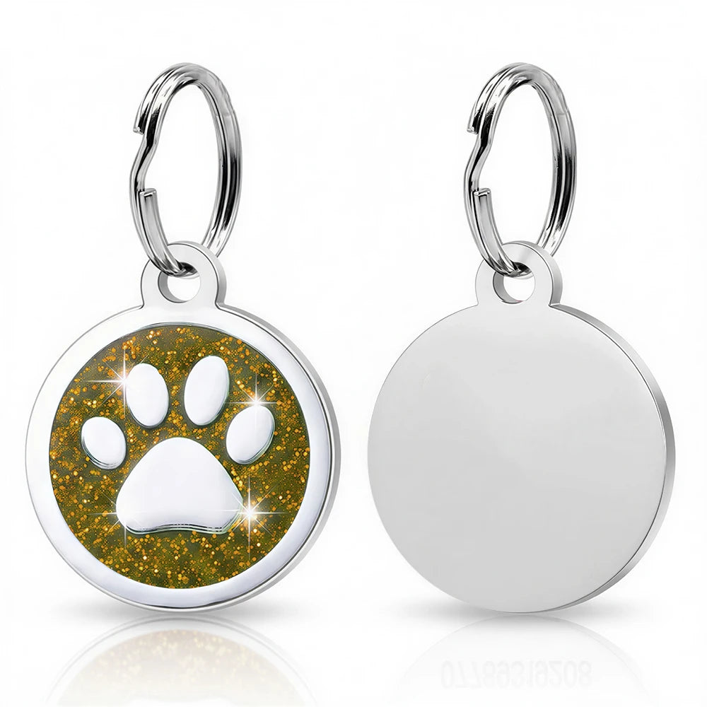 Médaille Gravée Personnalisée pour Chien & Chat — Gravure Offerte