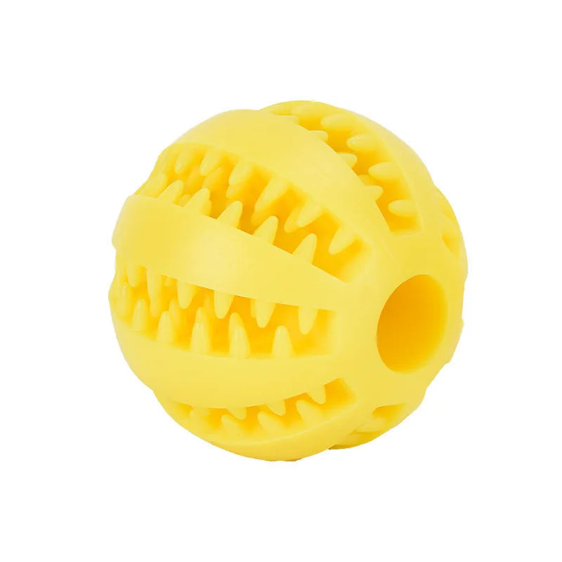 Balle Interactive pour Chien — Distributrice de Friandises & Nettoyage Dentaire